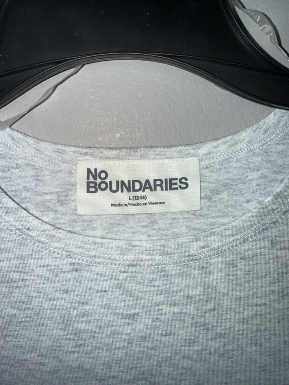 No Boundaries Heather Grey T-Shirt Midi Dress Large BNWT - Picture 3 of 5
